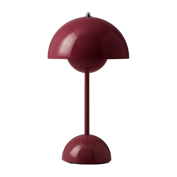 Flowerpot bezprzewodowa lampa stołowa VP9 - Dark plum - &Tradition