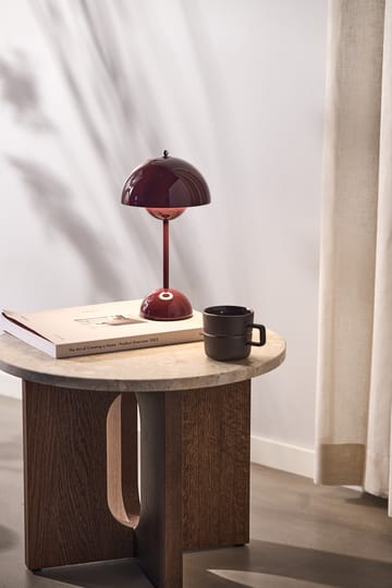 Flowerpot bezprzewodowa lampa stołowa VP9 - Dark plum - &Tradition