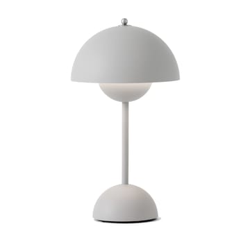Flowerpot bezprzewodowa lampa stołowa VP9 - Jasoszara matowa - &Tradition