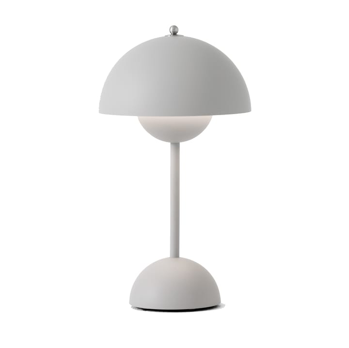 Flowerpot bezprzewodowa lampa stołowa VP9, Jasoszara matowa &Tradition