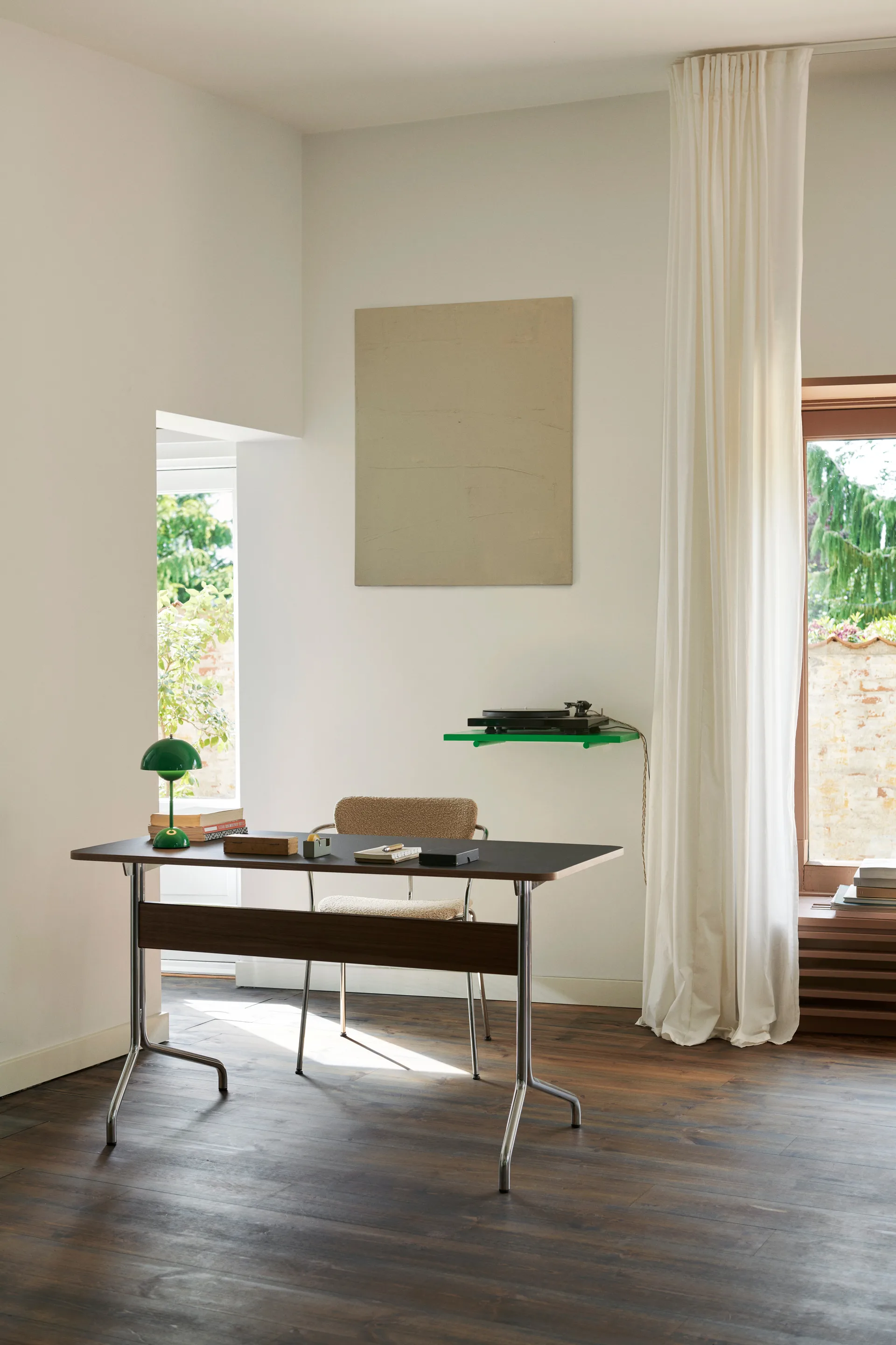 Flowerpot bezprzewodowa lampa stołowa VP9, Signal green &Tradition