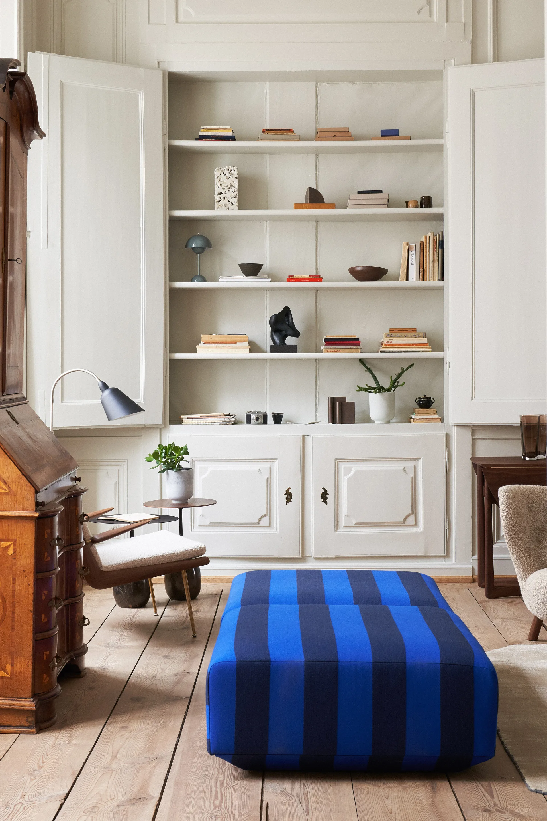 Flowerpot bezprzewodowa lampa stołowa VP9, Stone blue &Tradition