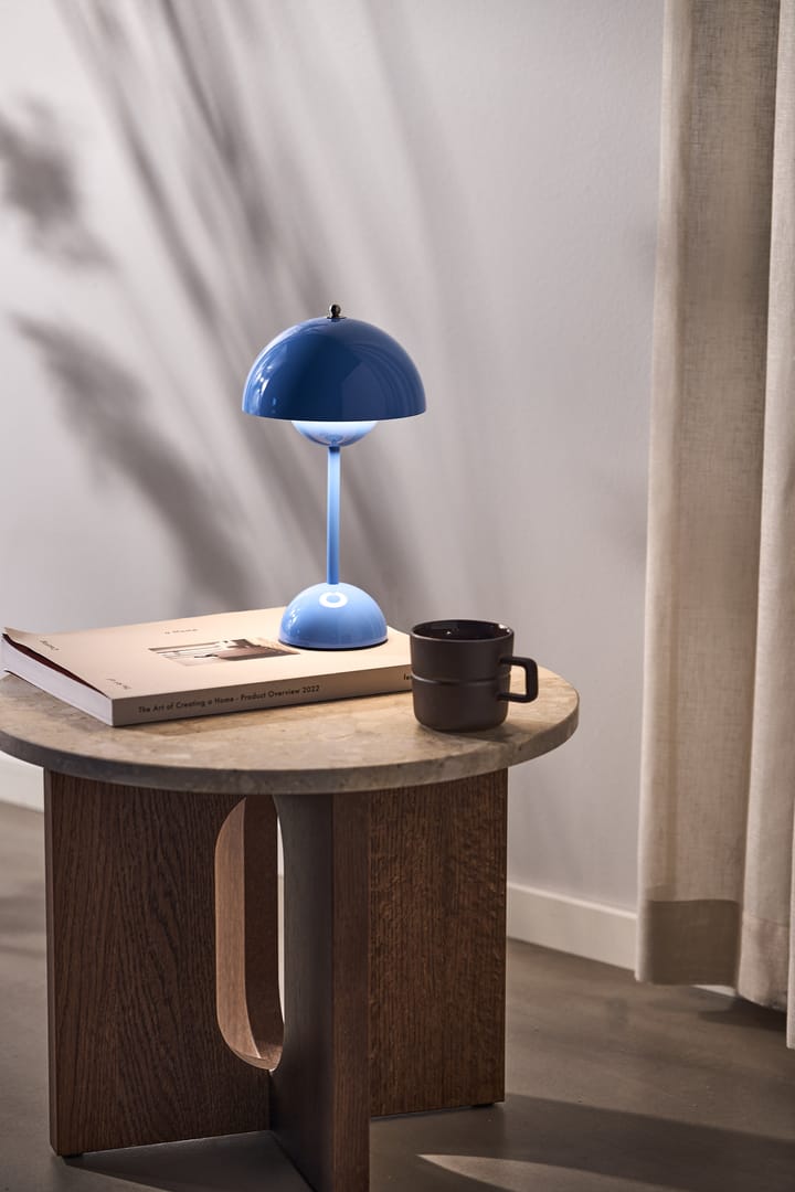 Flowerpot bezprzewodowa lampa stołowa VP9, Swim blue &Tradition