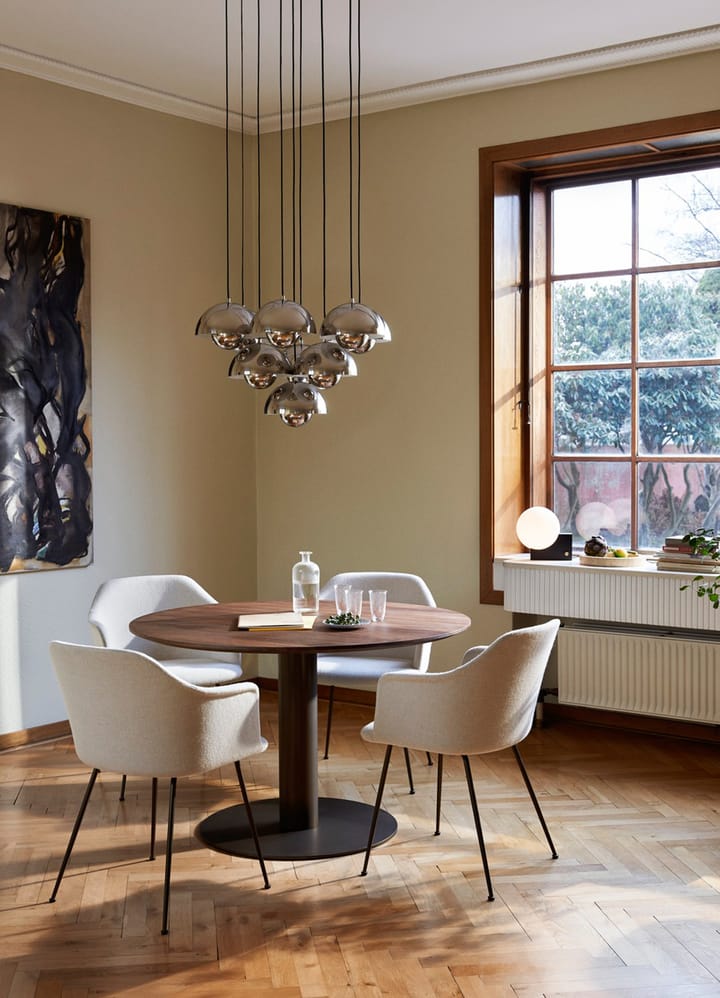 Flowerpot VP1 wisząca lampa, Chrome-plated (chrom) &Tradition