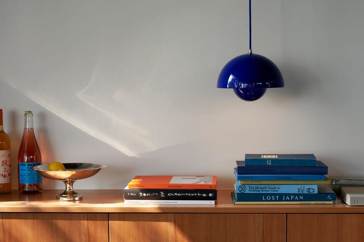 Flowerpot VP1 wisząca lampa, Cobalt blue (granatowa) &Tradition