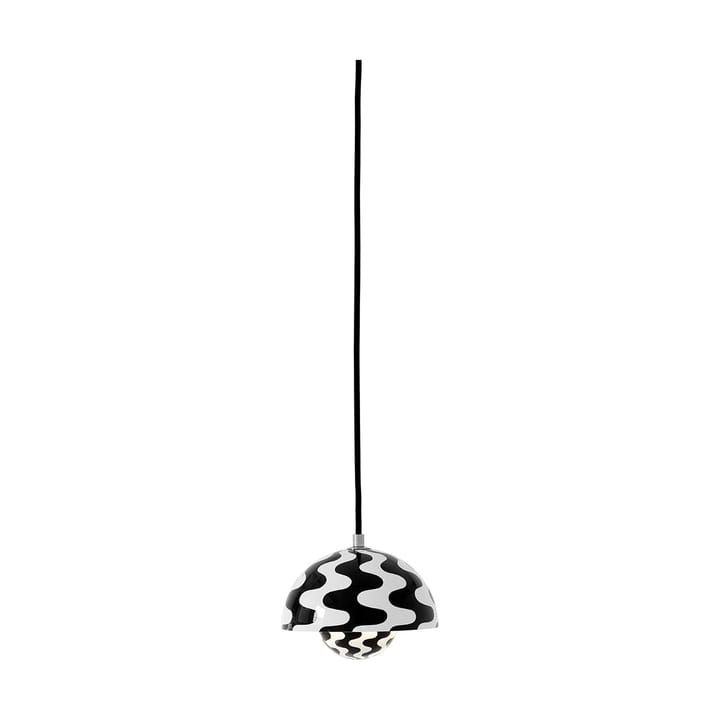 Flowerpot VP10 wisząca lampa, Black-white &Tradition