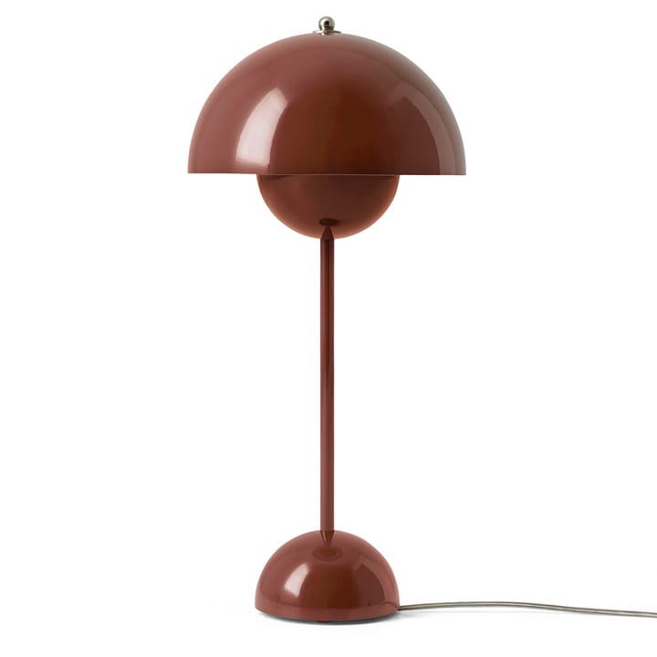 FlowerPot VP3 lampa stołowa - czerwień-brąz - &Tradition