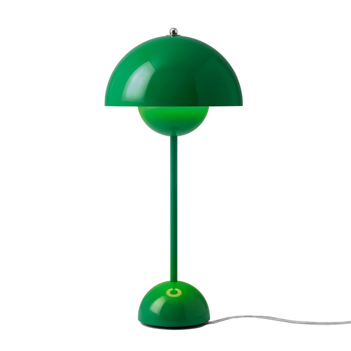 FlowerPot VP3 lampa stołowa, Signal green &Tradition