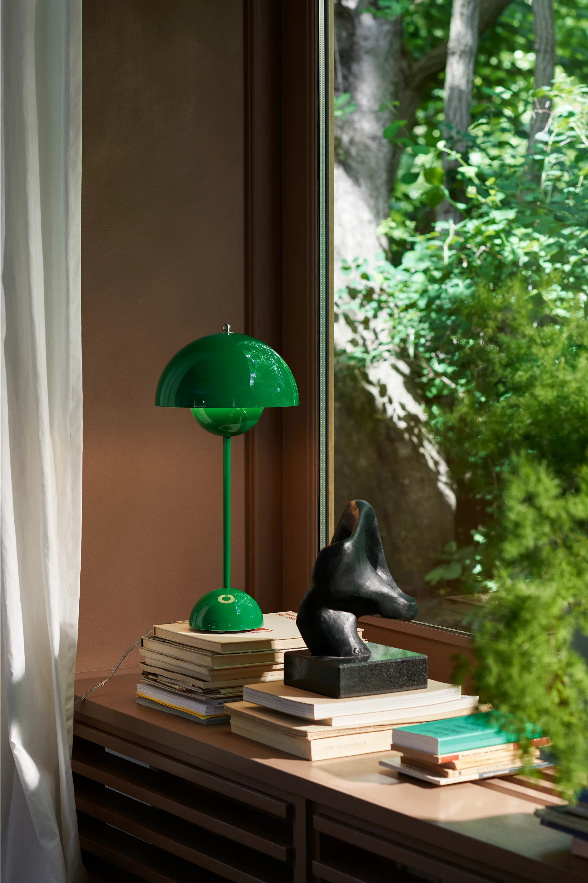 FlowerPot VP3 lampa stołowa, Signal green &Tradition