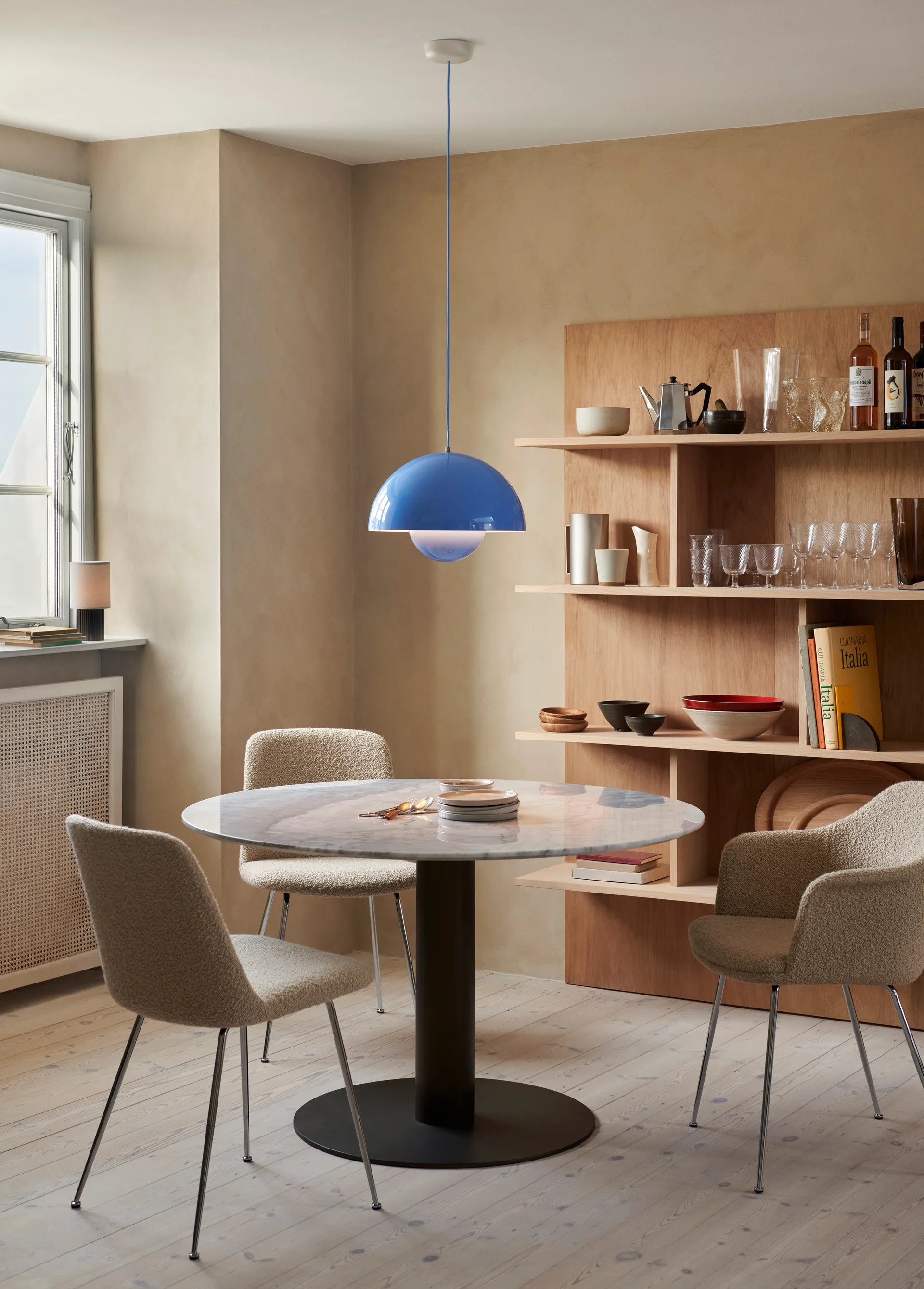 Flowerpot VP7 wisząca lampa, Swim blue &Tradition