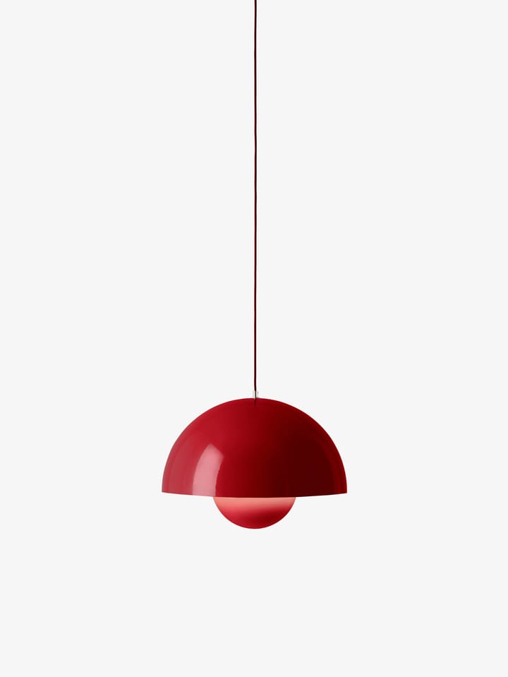 Flowerpot wisząca lampa duża VP2, Vermilion red &Tradition