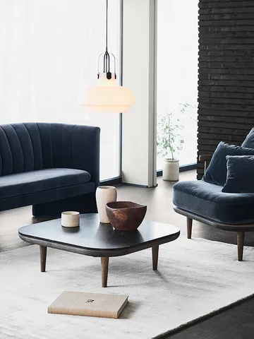 Fly stół SC4 - dąb olejowany wędzony + czarny marmur - &Tradition