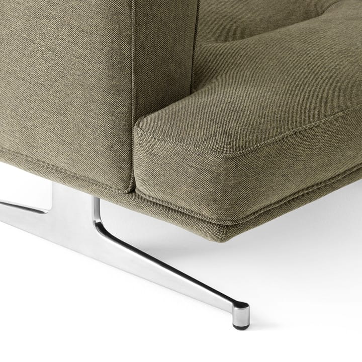 Fotel Inland AV21, Glina 0014-polerowany aluminium &Tradition