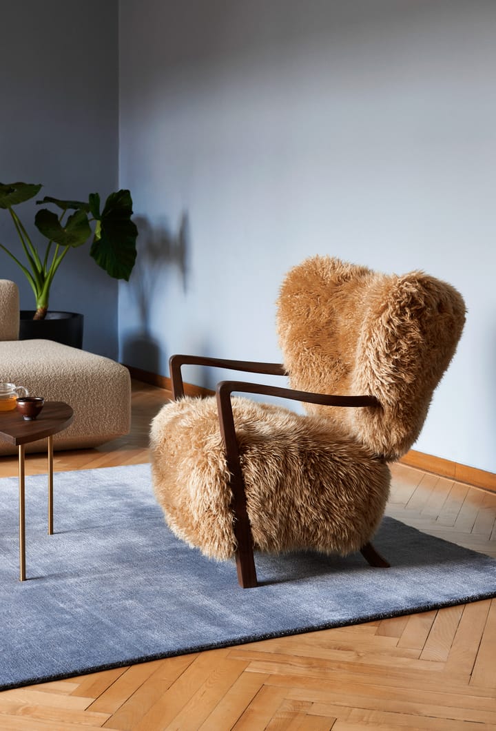 Fotel Wulff Lounge Chair ATD2, Orzech olejowany- Sheepskin honey  &Tradition