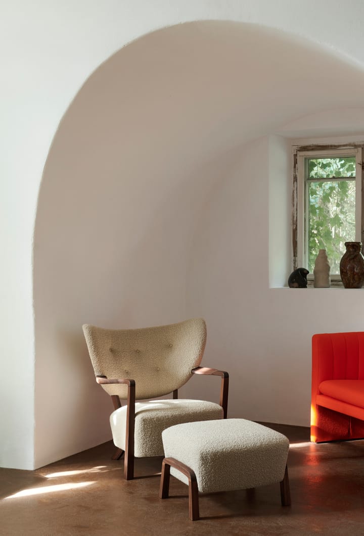 Fotel Wulff Lounge Chair ATD2 - Orzech włoski olejowany-Karakorum - &Tradition