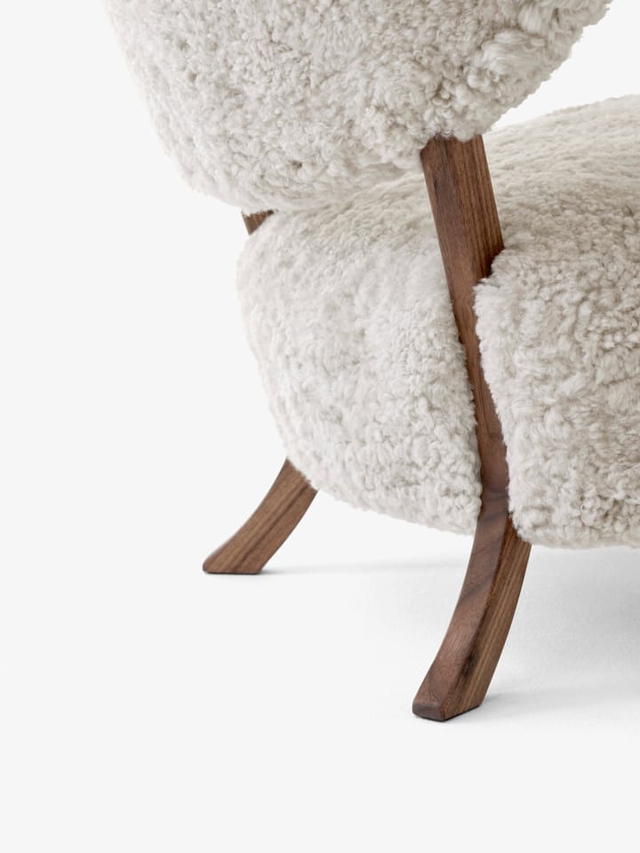Fotel Wulff Lounge Chair ATD2 - Orzech włoski olejowany-Moonlight - &Tradition