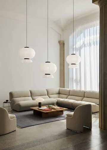 Hi Lo AV55 sofa modułowa moduł narożny - Cifrado 0121 - &Tradition