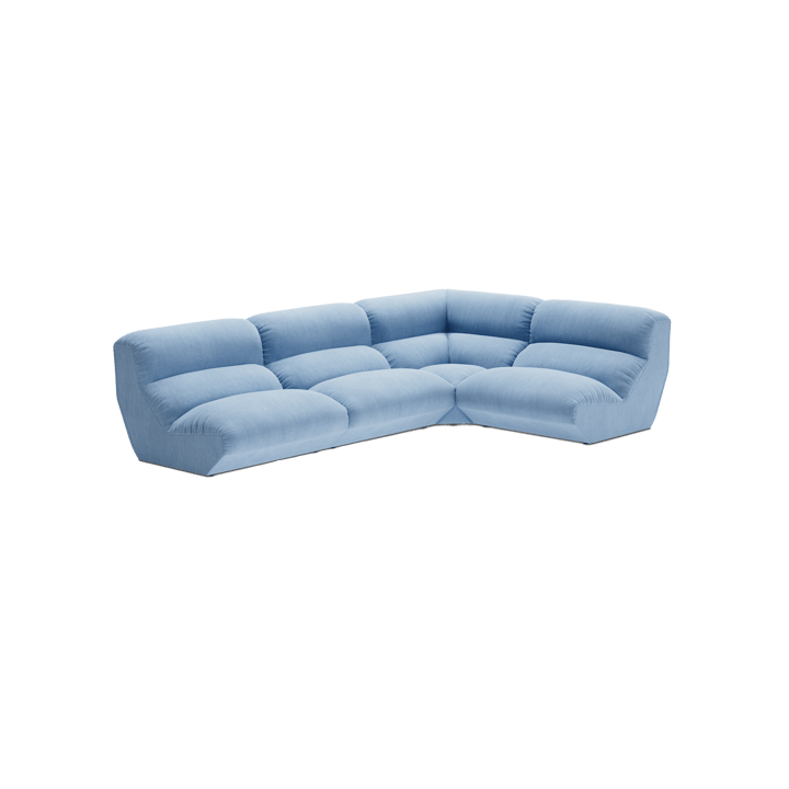 Hi Lo sofa modułowa konfiguracja E Gentle 0733 - undefined - &Tradition