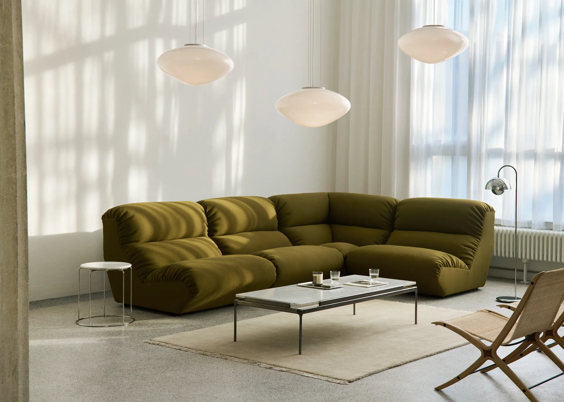 Hi Lo sofa modułowa konfiguracja E Mylla 0971,  &Tradition