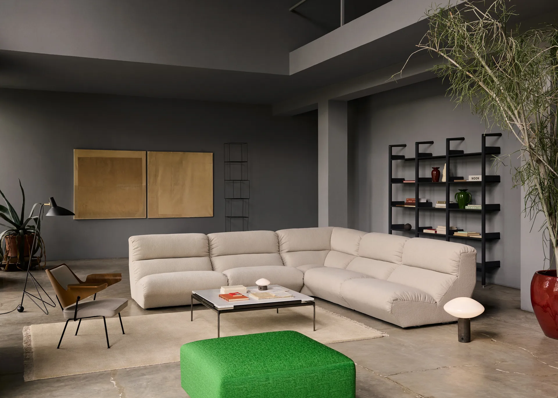 Hi Lo sofa modułowa konfiguracja G Cifrado 0121,  &Tradition