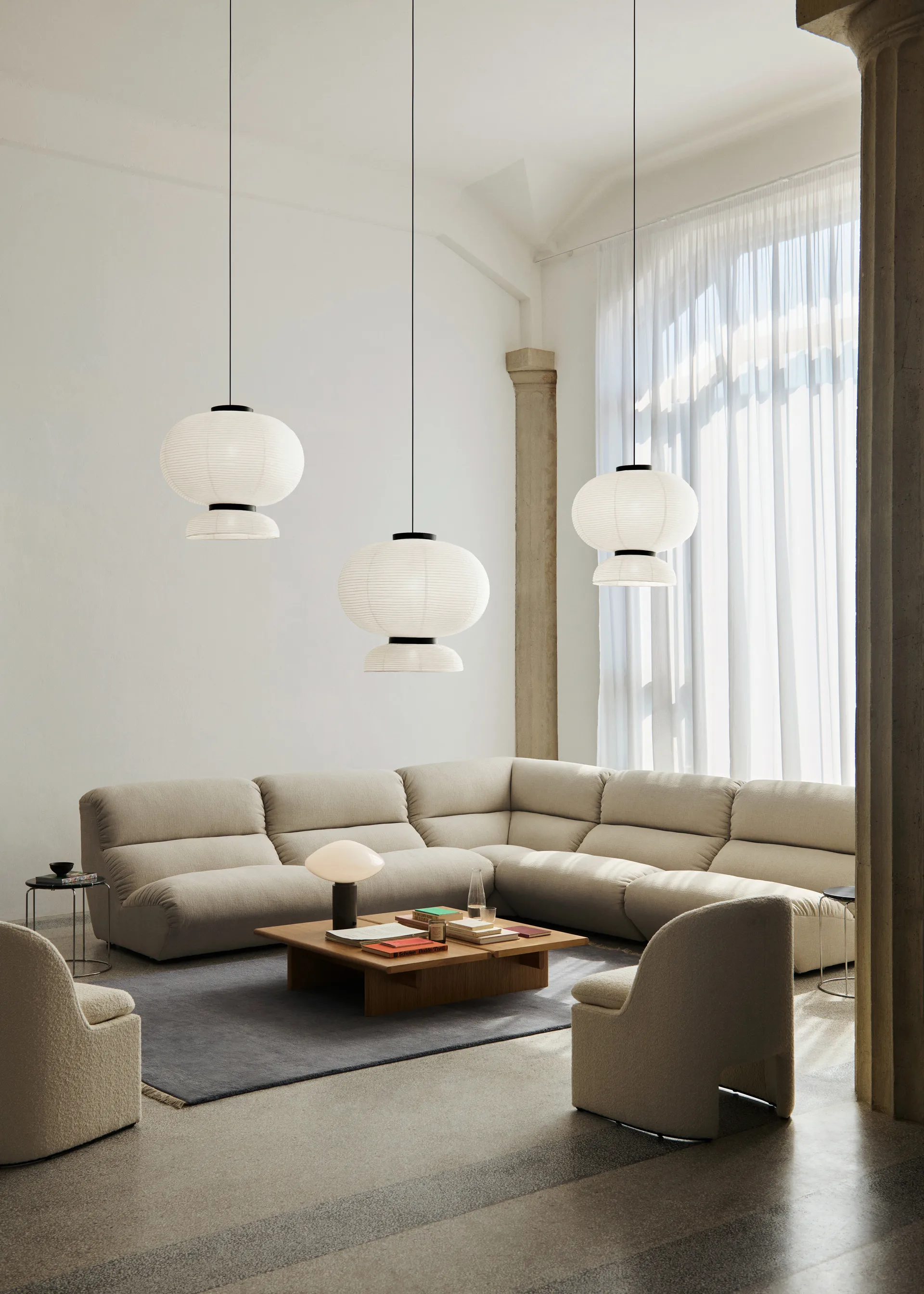 Hi Lo sofa modułowa konfiguracja G Grain 61229,  &Tradition