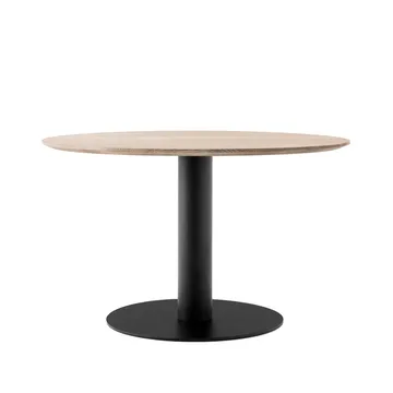 In Between SK12 stół - dąb naoliwione,metalowa podstawka w kolorze czarnym matowym - &Tradition