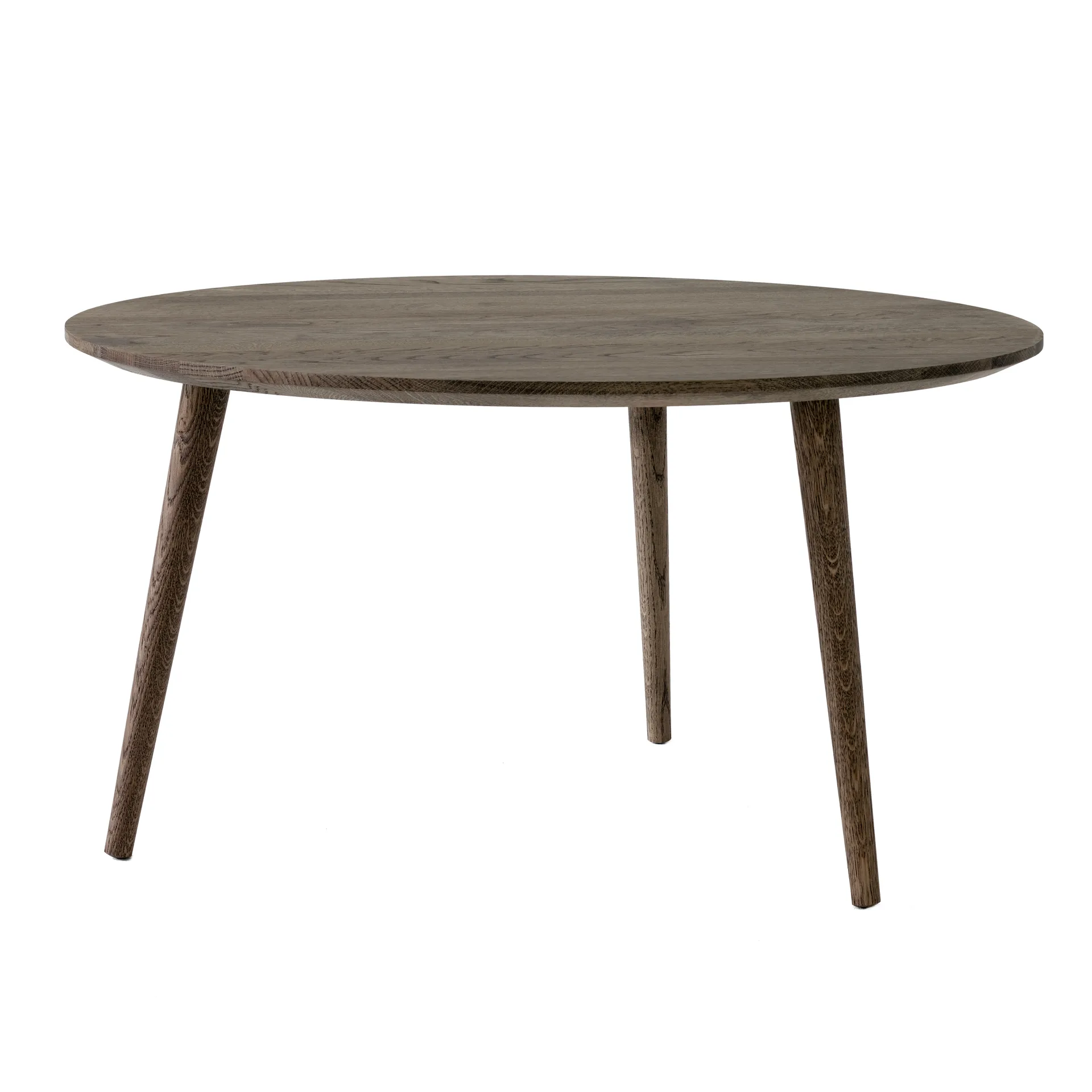 In Between stolik kawowy SK15 Ø90 cm, Smoked oiled oak &Tradition