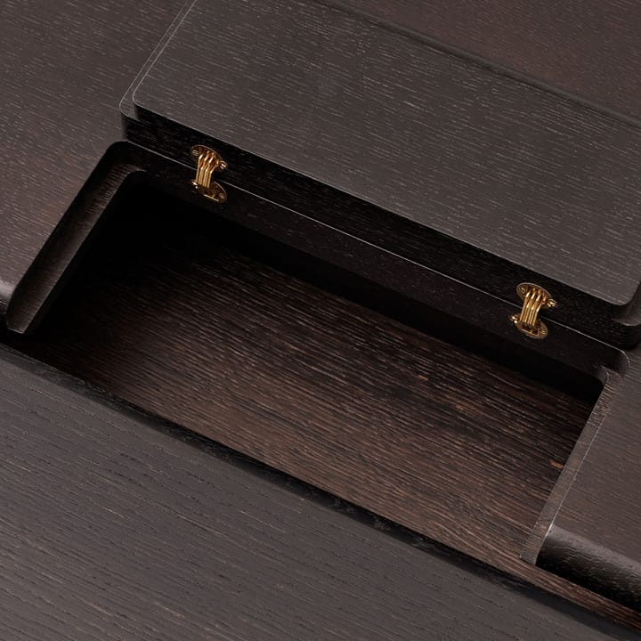 Ita OS1 stół do jadalniany z organizerem na kable 95x200 cm, Dark stained oak &Tradition