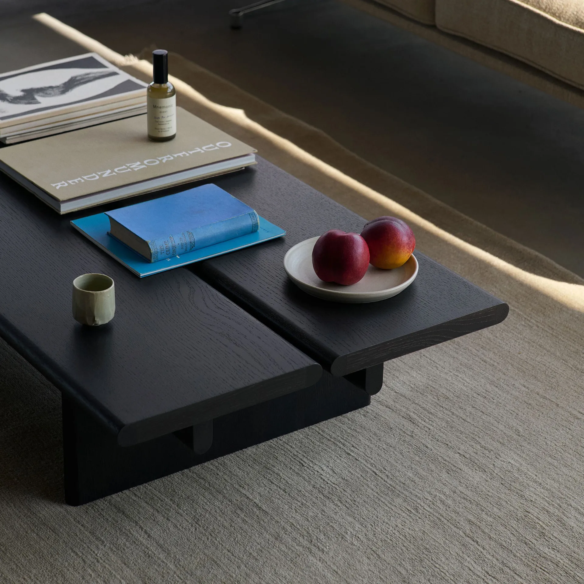 Ita OS3 stolik kawowy 60x110 cm, Dark stained oak &Tradition