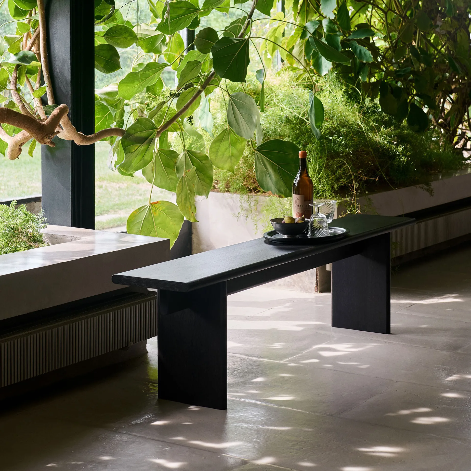 Ita OS5 ławka 170 cm, Dark stained oak &Tradition