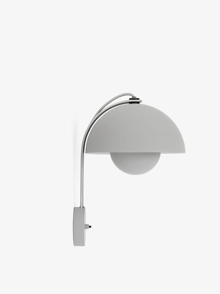 Kinkiet Flowerport VP8, Matt light grey &Tradition