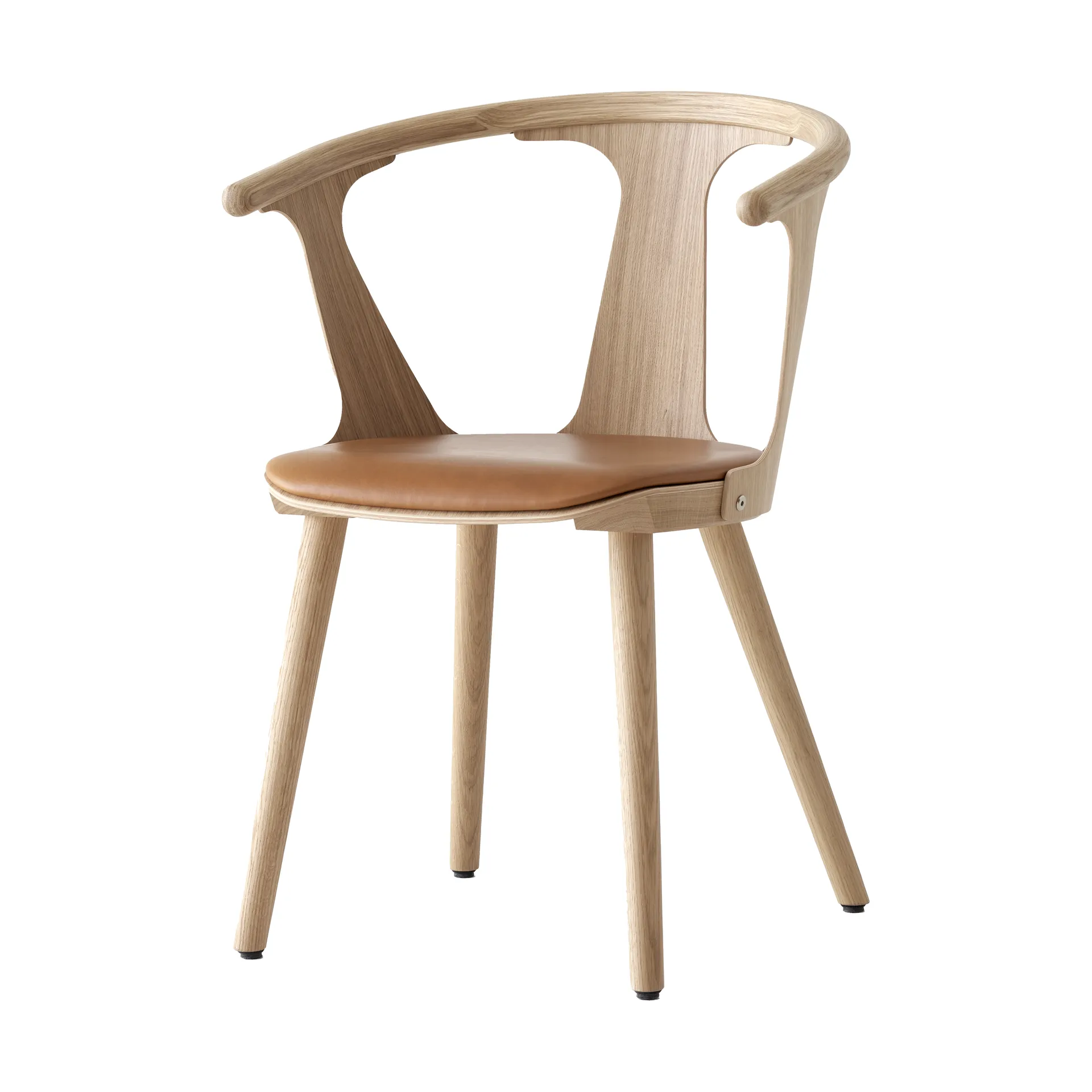 Krzesło In Between SK2, Olejowany dąb-Noble cognac leather &Tradition