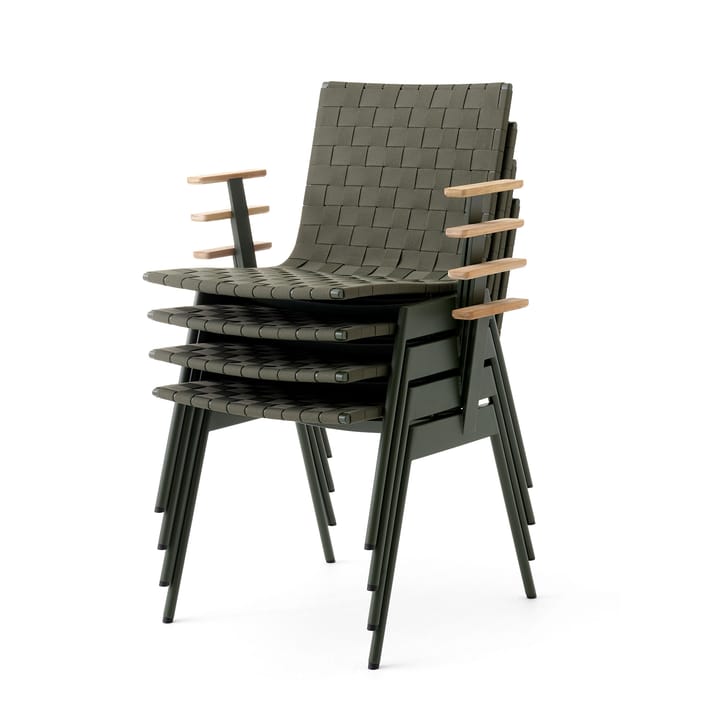 Krzesło Ville Outdoor AV34, Bronze green &Tradition