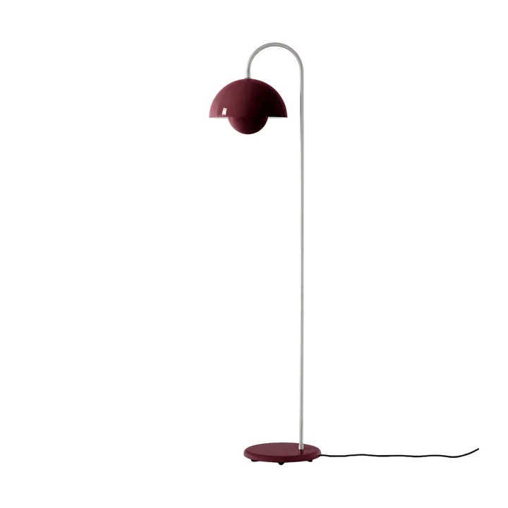 Lampa podłogowa Flowerpot VP12 - Dark plum - &Tradition
