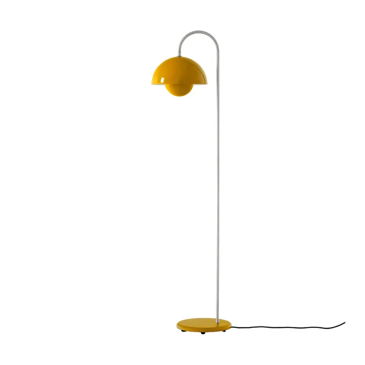 Lampa podłogowa Flowerpot VP12 - Mustard - &Tradition