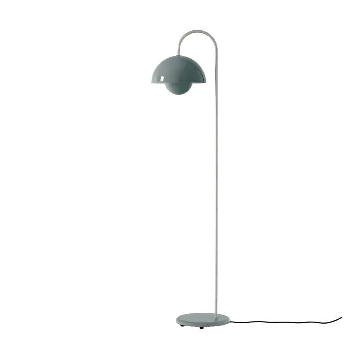 Lampa podłogowa Flowerpot VP12 - Stone blue - &Tradition