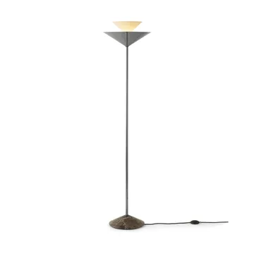Lampa podłogowa Gio LN 28 - Ciemny chrom, marmur - &Tradition