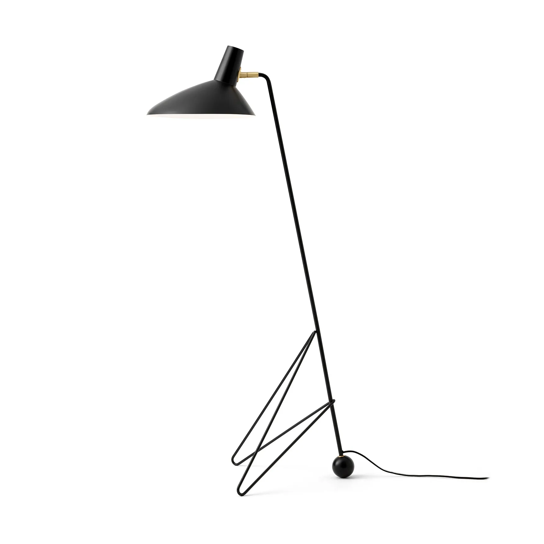 Lampa podłogowa Tripod HM8, Matt black &Tradition