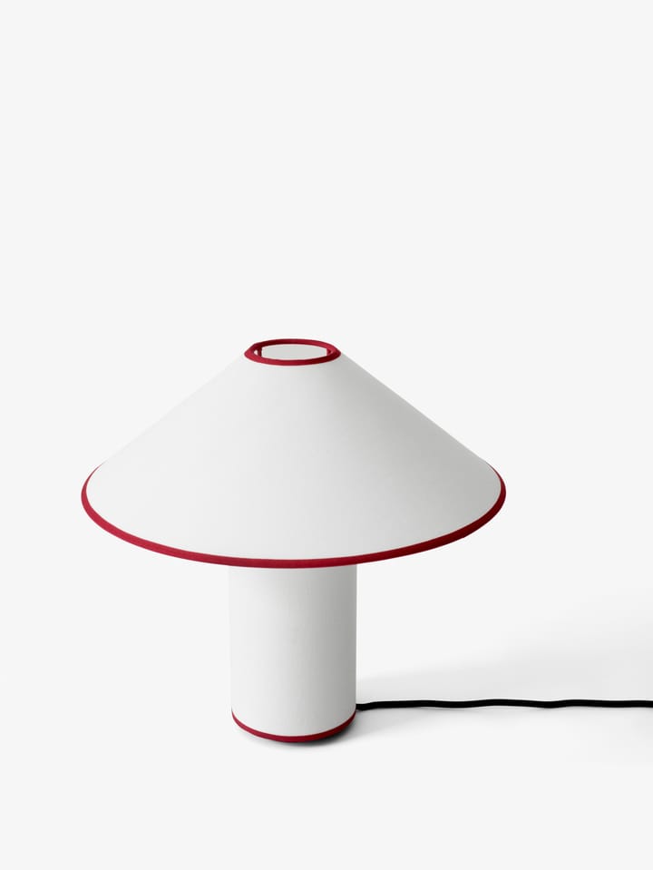 Lampa stołowa Colette ATD6, biały & merlot &Tradition