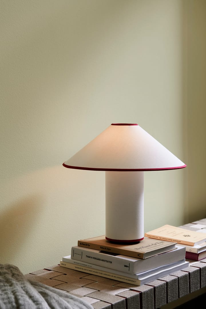 Lampa stołowa Colette ATD6, biały & merlot &Tradition