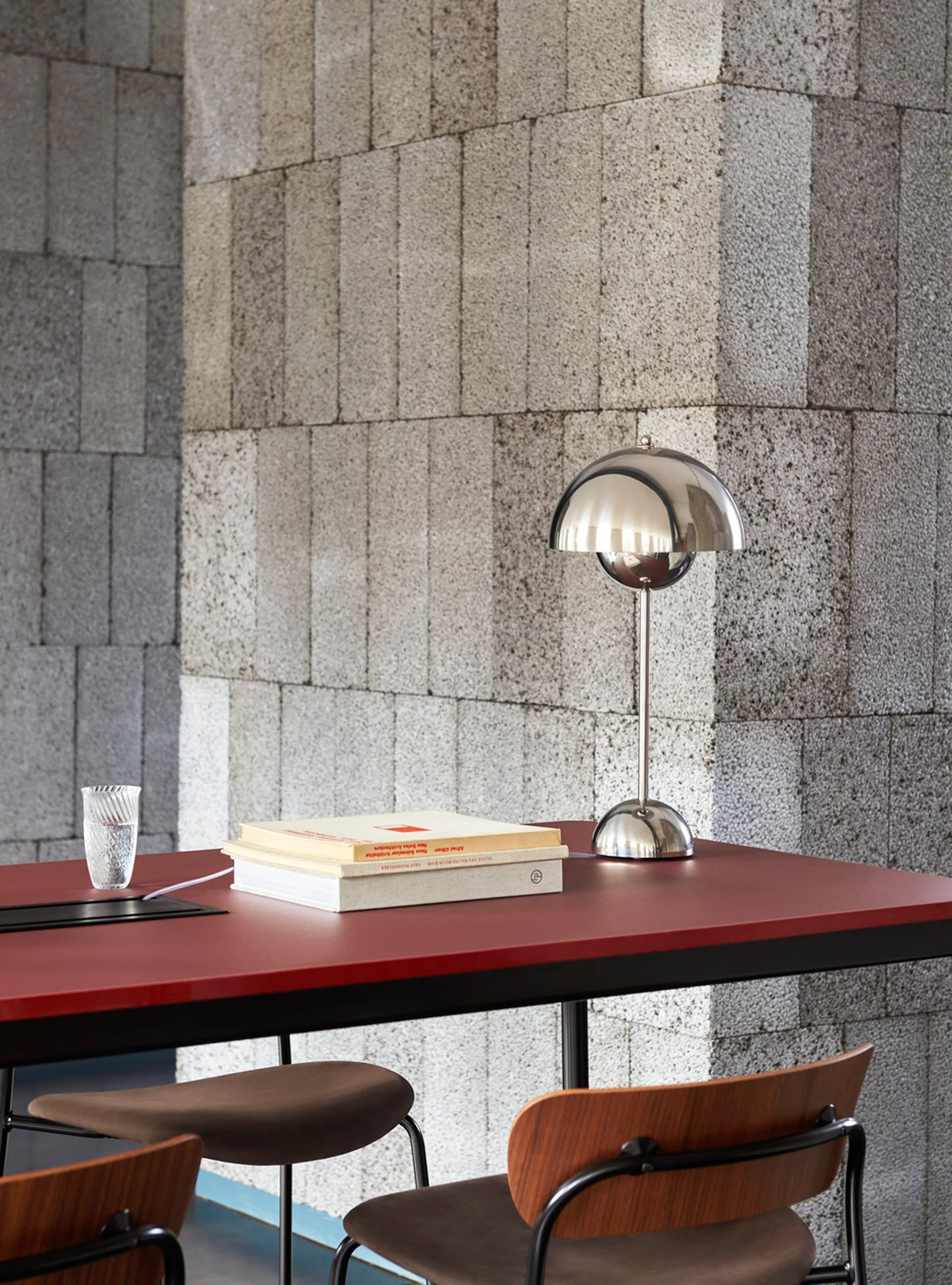 Lampa stołowa Flowerpot VP3, Chrome-plated &Tradition