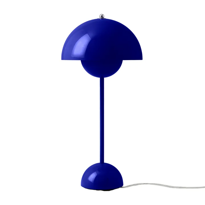 Lampa stołowa Flowerpot VP3 - Cobalt blue - &Tradition