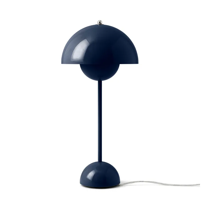 Lampa stołowa Flowerpot VP3 - Steel blue - &Tradition