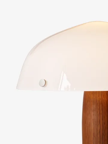 Lampa stołowa Herman SHY3 - walnut & cream marble, textilsladd - &Tradition