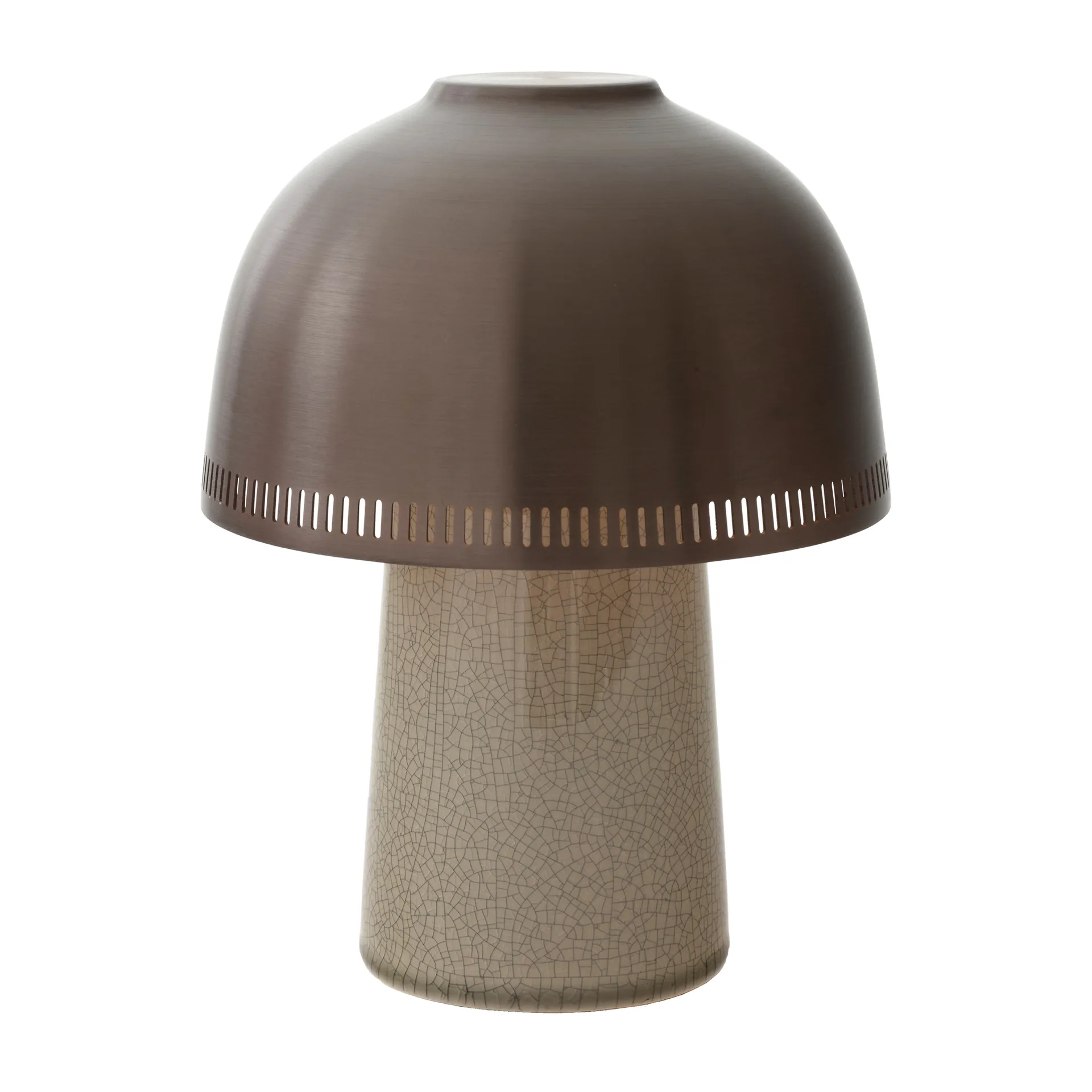 Lampa stołowa Raku SH8, Beige Grey & Bronze
 &Tradition