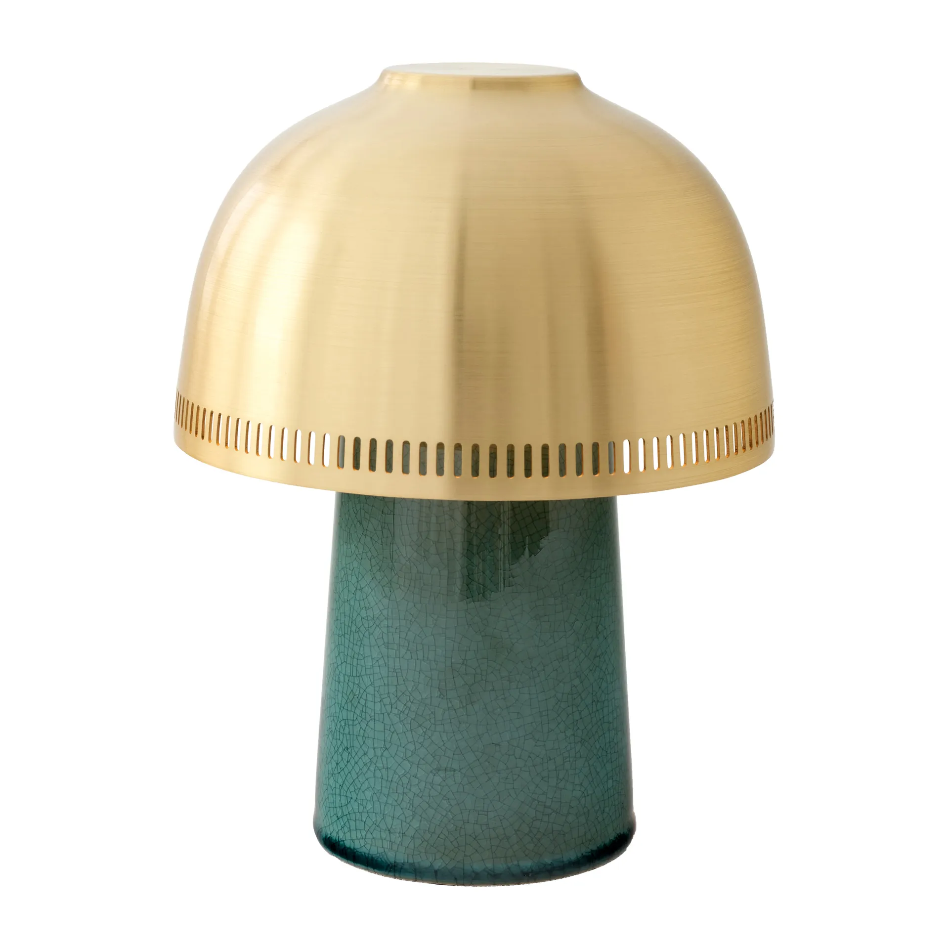 Lampa stołowa Raku SH8, Blue Green & Bras &Tradition