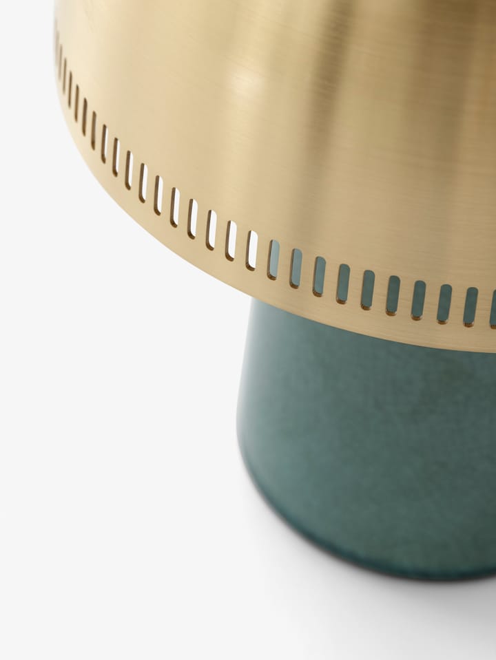 Lampa stołowa Raku SH8, Blue Green & Bras &Tradition