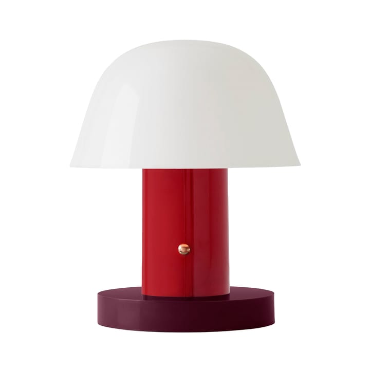 Lampa stołowa Setago JH27  - Maroon-grape (czerwona) - &Tradition