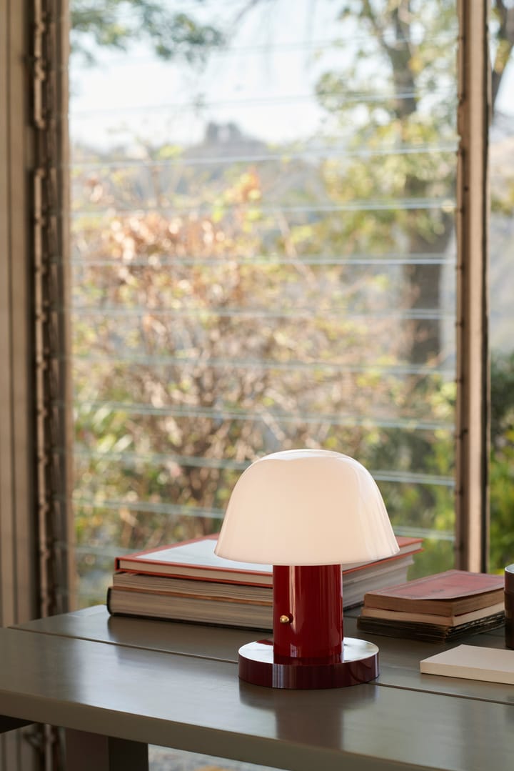 Lampa stołowa Setago JH27 , Maroon-grape (czerwona) &Tradition