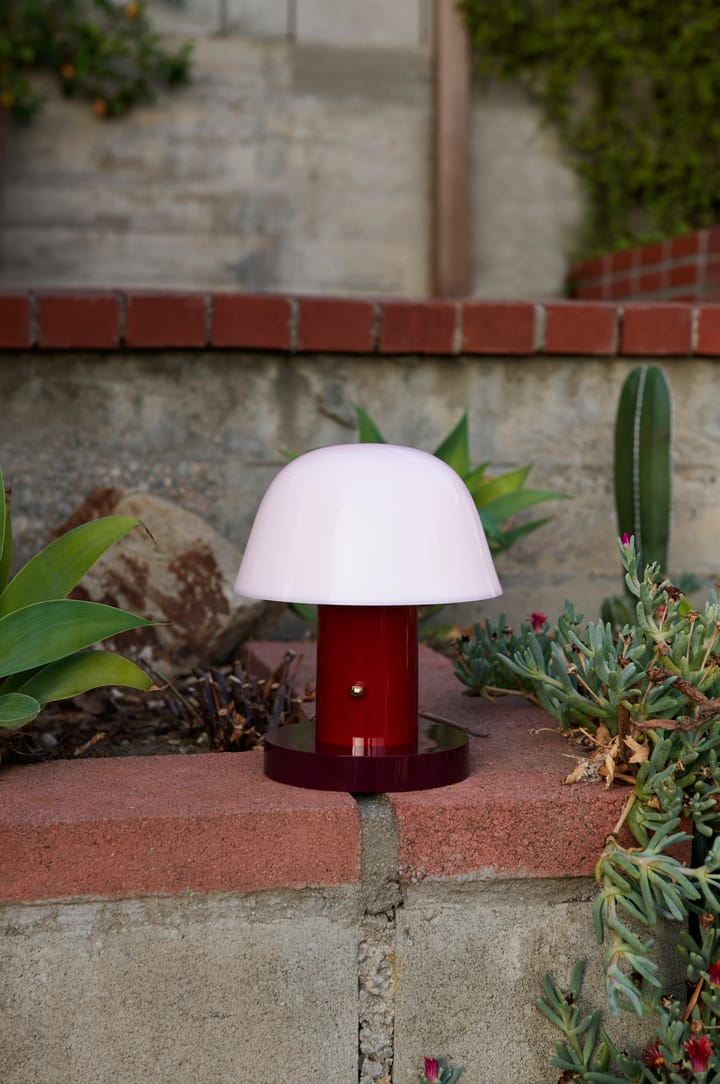 Lampa stołowa Setago JH27 , Maroon-grape (czerwona) &Tradition